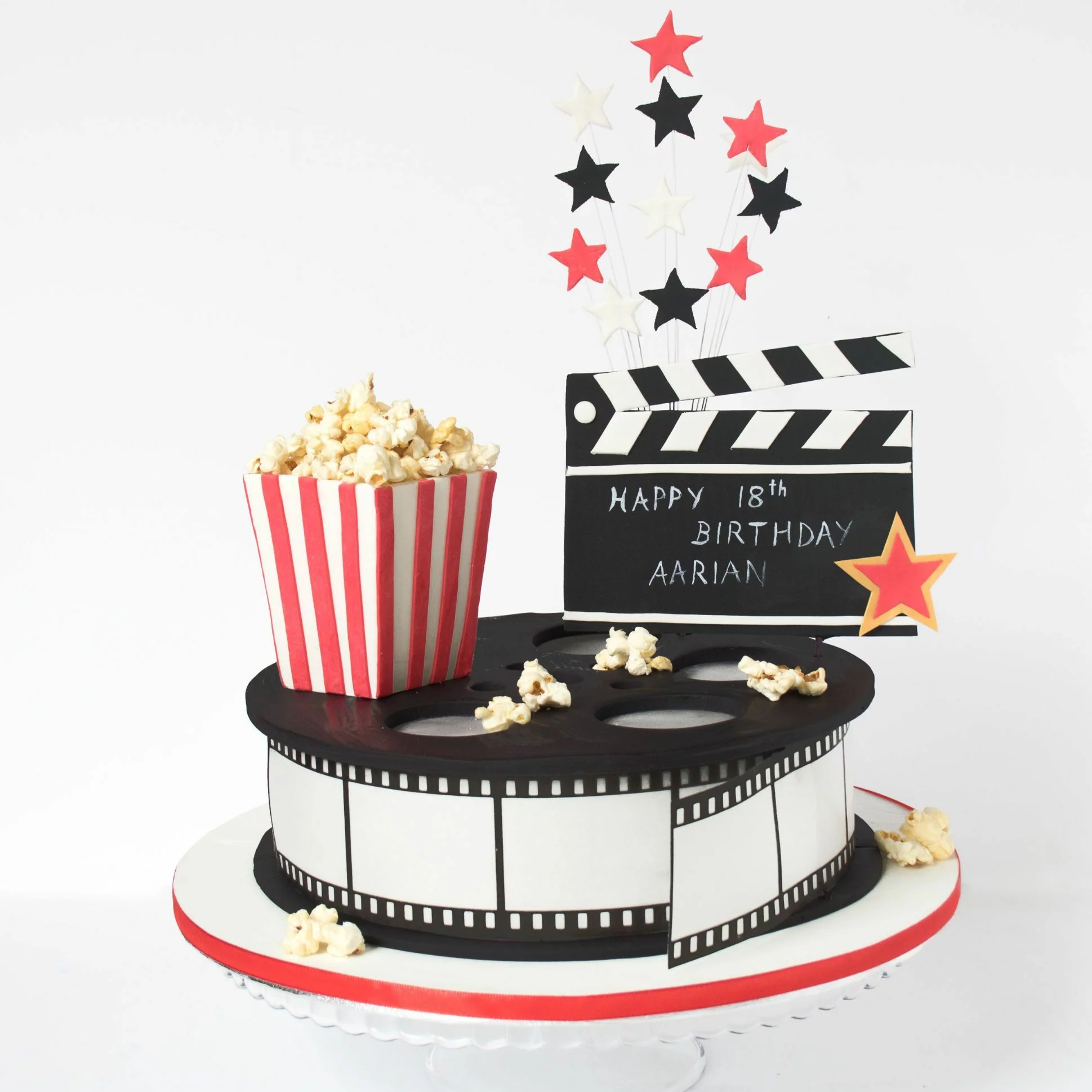 La Goulee - We are rolling! Celebrate with a Movie Themed Birthday Cake  with Popcorn, Film Roll, Clapboard and match it with cupcakes and  chocopops! Reserve at Zalka 01 899 488 Achrafieh 01 42 43 45 Hazmieh 05 951  840 | Facebook