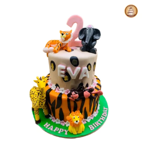 Buy Jungle Fondant Cake-The Jungle Safari