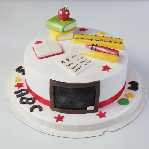 Teacher Theme Cake Designs & Images