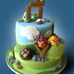 Buy and send Birthday Cake online in Bangladesh - Angry Bird Cake from  Nutrient - Nutrient Cakes