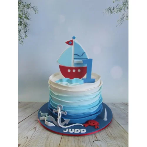 Rocket Ship and Planets Cake