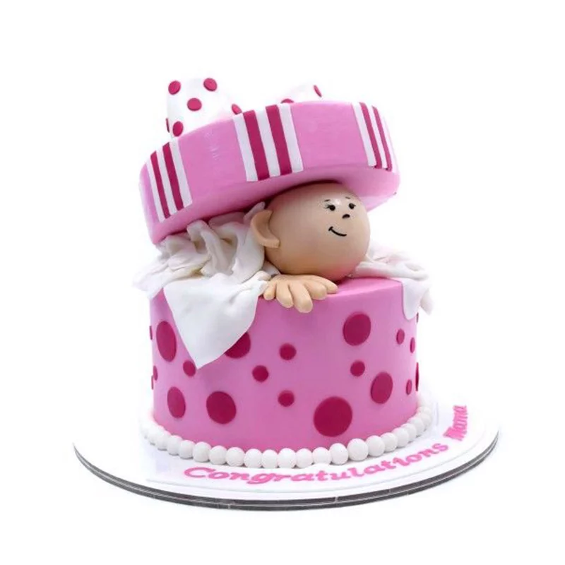 Handmade Baby Boy New Baby born Edible Personalised Cake India | Ubuy