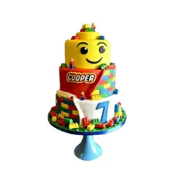 Luca's Lego Birthday Cake – Blue Sheep Bake Shop