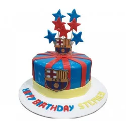 Barcelona Soccer Jersey Cake … | Soccer birthday cakes, Shirt cake, Soccer  birthday