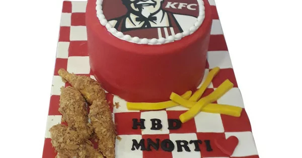 KFC Bucket Inspired Cake