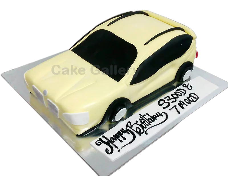 Cake tag: bumper car - CakesDecor