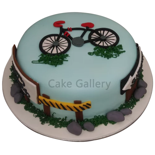CYCLE BIRTHDAY CAKE - Rashmi's Bakery
